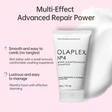 OLAPLEX No.4 Sampo Perbaikan untuk Rambut Rusak, Rambut yang Diwarnai dan Diolah Secara Kimia, Perawatan Rambut yang Mengunci Warna - Sampo 30ml*3 - View 3