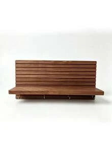 Solid Wood Entryway Storage Rack, Wooden Key Holder, Suitable For Living Room, Bedroom And Study - View 8