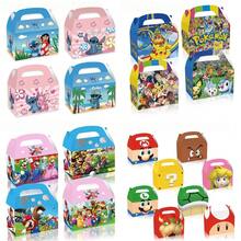 12pcs Anime Girl Theme Birthday Party Gift Boxes, Cute Character Candy Boxes With Handles, Portable Gift Boxes, Anime Theme Birthday Party Decorations, Suitable For Game Night, Birthday Party And Teenager Gifts Theme Snack Candy Boxes - Multicolor - View 5
