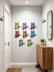 Colorful Side Butterfly Decor, Home Wall Hanging Ornament - Butterfly - View 3