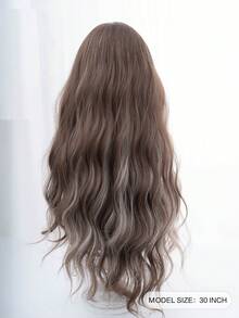 alicegarden 30-Inch Forehead Lace Front Wig A Natural Wavy Style In A A Stunning Multicolor. Middle Part Design, This False Hairpiece Is Perfect For Ms Daily Party Cosplay Use, Offering A Natural And Natural Durable Wig Gift For Ladies. (No Accessories) - Multicolor - View 3