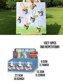 Molly Vinyl Blind Box: 6 Gaya Reguler + 1 Gaya Tersembunyi, Gantungan Tas Ransel Harian, Koleksi Blind Box Mainan, Desain Kucing Lucu, Hadiah Pesta Liburan, Kotak Misteri Ulang Tahun dan Natal - MultiWarna - View 14