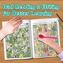 Educational Activity Notebooks, Math Number Puzzles, Visual Search & Attention Training, Sight Word Tracing And Writing Practice, Logic, Reading And Focus Exercises For Students, Home Study & Classroom Practice - Comprehensive Learning Activity Notebooks - View 8