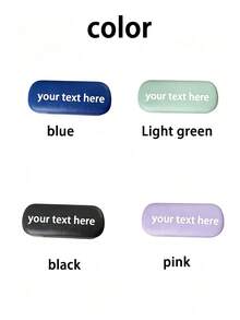 Custom Engraved Name PU Leather Eyeglass Case, Portable Hard Shell Fashion Glasses Storage Box, Personalized Gift For Birthday, Wedding, Bride, Bridesmaid, Hard Shell Portable Fashion Glasses Storage Box Personalized Gift - Multicolor - View 6