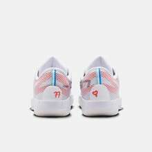 Nike New JORDAN LUKA 77 Men's Performance Breathable Lightweight Basketball Shoes - White/Red - View 8