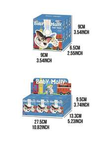 Molly Vinyl Blind Box: 6 Gaya Reguler + 1 Gaya Tersembunyi, Gantungan Tas Ransel Harian, Koleksi Blind Box Mainan, Desain Kucing Lucu, Hadiah Pesta Liburan, Kotak Misteri Ulang Tahun dan Natal - MultiWarna - View 11