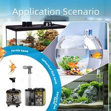 Electric Sponge Aquarium Filter, Mini Fish Tank Water Purifier, Bio-Foam Filter With Built-In Filter Media, Adjustable Flow And Telescopic Tube, Suitable For Small Aquarium Oxygen Aeration Circulation Filter - Filter Media & Consumables - View 6