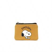 Snoopy Coin Purse Canvas Bag Card Holder Minimalist Small Pouch Cartoon Storage Bag, Lightweight Travel Portable Storage Bag, Travel Storage Bag - Multicolor - View 14