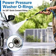 50/100 cái vòng đệm O-Ring cho máy rửa áp lực cao, dùng cho đầu nối nhanh 1/4 inch và 3/8 inch - A - Xem 6