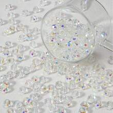 500pcs/400pcs/200pcs/100pcs 8mm Crystal Glass Beads, Suitable For Handmade DIY Bracelets, Necklaces, Bangles, Earrings, Various Crafts, Jewelry Making - Watercolor - View 10