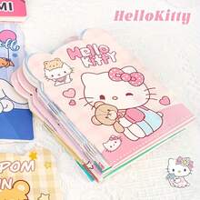 20-Pack Hello Kitty Kurumi Melody Cute Cartoon Notebook Memo Pad, Small Workbook, Cartoon-Shaped Prize Notebook, Thin Notebook, Cute Memo Pad, Suitable For School And Home Reward Supplies, 20pcs Sanrio Random Style Notebooks - Multicolor - View 3