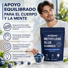 Combo Azul de Metileno MVPCARE | Cápsulas 13 en 1 y Gominolas USP, Apoyo Cerebral, Energía y Claridad Mental - Paquete combinado de dos productos - Ver 6