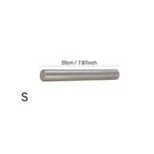 1pc Stainless Steel Rolling Pin, Non-Stick Rolling Pin For Baking Soft Candy, Pizza, Pie, Pastry, Dough, Cookies - Silver - View 11