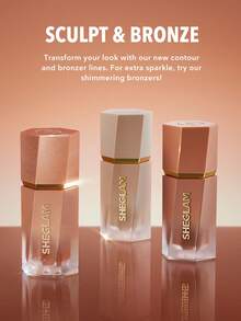 SHEGLAM [2Pcs] Liquid Contour & Liquid Bronzer Best Seller Bundle Set - Soft Tan+Golden Sun - View 7