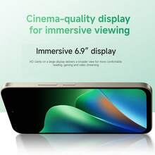 Xiaomi REDMI 17 全球版智慧型手機 NFC 7500mAh (Typ) 大容量電池 45W 快速充電 最高 22.5W 有線反向充電 6.9 吋沉浸式螢幕 動態 RGB 燈效 強大 MediaTek Helio G91-Ultra 50MP AI 雙鏡頭相機系統 - 綠色 - 查看 6