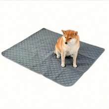 2pcs Gray Washable Reusable Waterproof Pet Urine Pads, Non-Slip & Absorbent, Suitable For Floors, Sofas, Beds, Fences, Cars, For Small To Large Dogs And Cats - Multicolor - View 3
