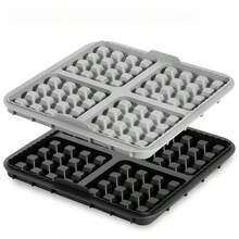 1/2 cái khuôn nướng bánh waffle vuông đa năng, khay nướng chống dính dễ vệ sinh, phù hợp cho hầu hết nồi chiên không dầu 4-7QT, tái sử dụng được, dùng cho bánh waffle kiểu Bỉ, socola, bánh pancake và trứng khối, thiết kế nhỏ gọn, dùng được với máy rửa bát, phụ kiện nhà bếp, dụng cụ nướng bánh cho bếp gia đình - Xem 15