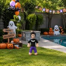 1pc Personalized Inflatable Blow-Up Doll, Customizable Photo, Suitable For Bachelor Party, Wedding, Birthday, Anniversary, Halloween And Other Special Occasions - Multicolor - View 5