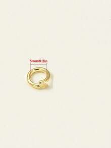 [Jewelry Making Open Jump Rings]18K Gold Plated Copper Open Jump Rings, Suitable For Jewelry Making | Keychains And Necklaces, Jewelry Making Accessories - Multicolor - View 18