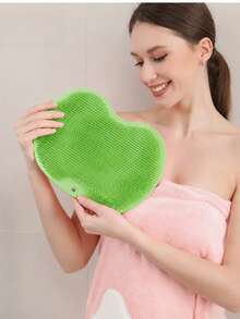 Silicone Foot Scrubbing Mat, Multi-Functional Shower Foot Cleaning Pad And Back Brush, Soft Massage Bath Mat With Suction Cups, Deep Cleaning Exfoliating Brush, Suitable For Foot And Body Care, Bathroom Essential, Travel Must-Have, Back To School Gift - Multicolor - View 8