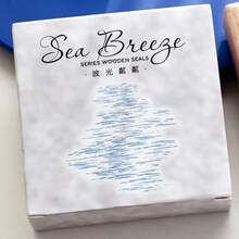 Wooden Rubber Stamp With Wave And Seagull Pattern, Decorative Wooden Stamp For Scrapbooking, Journaling, Diary, Handmade DIY Art Supplies - Single Piece - View 16