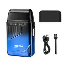 HIENA Portable Electric Shaver For Men, Reciprocating Foil Razor, USB Rechargeable Cordless Beard Trimmer, Gradient Color Mini Travel Shaver, Men Grooming Tool, Ideal Gift For Him - Multicolor - View 11