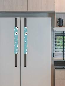 2pcs Refrigerator Door Handle Protector, Oven Handle Protector, Ultrasonic Embossed Pattern Door Handle Protector - View 3