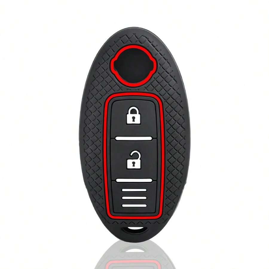 Silicone Key Case For Tiida Qashqai J11 J10 Micra Kicks Altima X-Trail Fuga Navara Leaf Note Sentra Murano Car Key Cover - black - View 1