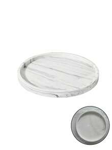 Decorative Coffee Table Tray, White Round Tray, Modern Wavy Tray, Suitable For Living Room, Dining Room, Kitchen Countertop And Bathroom As Decorative Centerpiece. Multi-Functional Tray, Not Suitable For Food Contact. - Multicolor - View 18