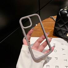 Minimalist Transparent Acrylic Phone Case Compatible With IPhone 18 Pro Max/18 Pro/18/17 Pro Max/17 Pro/17 Air/17/16 Pro Max/16/16 Pro/16 Plus/16E/15/15 Plus/15 Pro/15 Pro Max/11/12/13/14 Pro Max/11 Pro/11 Pro Max/12 Pro/12 Pro Max/13 Pro/13 Pro Max/7 Plus/14 Pro/14 Pro Max/14 Plus Hard Shell - Grey - View 44