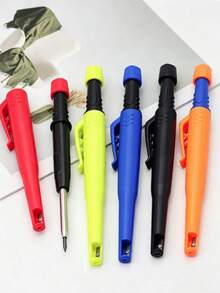 Woodworking Pen, Woodworking-Specific Marking Pen, Deep Hole Marking Pen, Marking Tool, Suitable For Woodworking, Construction Workers, Comes With A Pencil Sharpener, Marking Pen - A - View 7