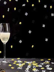 100pcs 30th Birthday Beer Table Confetti Scatter Paper,Christmas - Multicolor - View 4