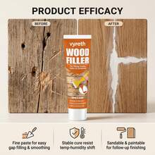 Wood Filler, Can Fill Gaps, Sandable And Paintable, Weather-Resistant, Suitable For Various Types Of Wood, Glue Repair - Wood Filler - View 11