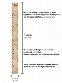 Children Height Measurement Board, Suitable For Wooden Growth Record Wall, Perfect For Nursery, Great Tool For Tracking Growth And Development - Height Measurement - View 8