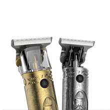 Dam Trimmer For Hair And Beard JM-700AL. Vintage Design With An All-Metal Body. Combs From 1 To 3mm And Accessory Kit. Rechargeable Battery. - View 2