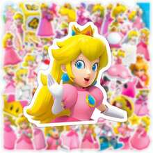 SUPER MARIO BROS. 1set/50pcs Game Character Decorative Stickers, Waterproof & Durable. Perfect To Decorate Guitar, Notebook, Water Bottle And Skateboard. Wonderful Gift Choice For Children, Fans And Your Good Friends For All Occasions.(Stochastic Style) - Multicolor - View 4