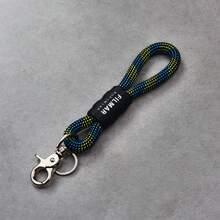 Multifunctional Braided Rope Keychain 10-In-1 Wrist Strap, Equipped With Heavy Duty Climbing Carabiner Clip, Suitable For Camping Hiking Outdoor Daily Use, Men & Women Outdoor Enthusiasts, EDC Durable Hanging Rope, Camera Water Bottle Key Earphone Case Bag Pendant - Multicolor - View 22