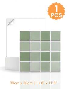 1/10/20pcs Modern Square Mosaic Wall Tiles, 3D Peel And Stick ...