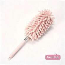 Extendable Car Wash Brush, Soft Chenille Microfiber Dusting Duster, 30-80cm Long Handle Electrostatic Dusting Brush, Multi-Functional Interior And Exterior Car Cleaning Tool, Washable Lint-Free Duster, Suitable For Car Dashboard, Windows And Home Furniture Dusting - A - View 10