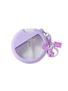 Round Perfume Spray Bottle, Refillable Spray Bottle, Portable Multi-Purpose Bottle, With Silicone Sleeve, Matching With Three-Dimensional Resin Bear Candy Relief Love Nameplate Key Pendant Key Chain, Suitable For Work, Shopping, Travel And Carrying - Multicolor - View 13