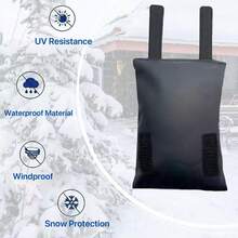 1pc Hot‑ Leather Faucet Freeze Protection Cover, Winter Outdoor Tap Insulated Protective Sleeve For Water Tap Anti‑Freeze - A - View 2