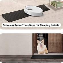 100cm/39.37inch-7.5cm/2.95inch Self-Adhesive PVC Threshold Ramp Strip, Self-Adhesive Slope Pad, Threshold Transition Strip, Easy To Install, Suitable For Thresholds, Home Decor - Wide-grooved Ramp Mat - View 9