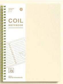 B5 Morandi Color Spiral Notebook, Fresh Literary Style, Durable Spiral-Bound Notebook For College Students, Exam Preparation And Note-Taking - Notebook - View 4
