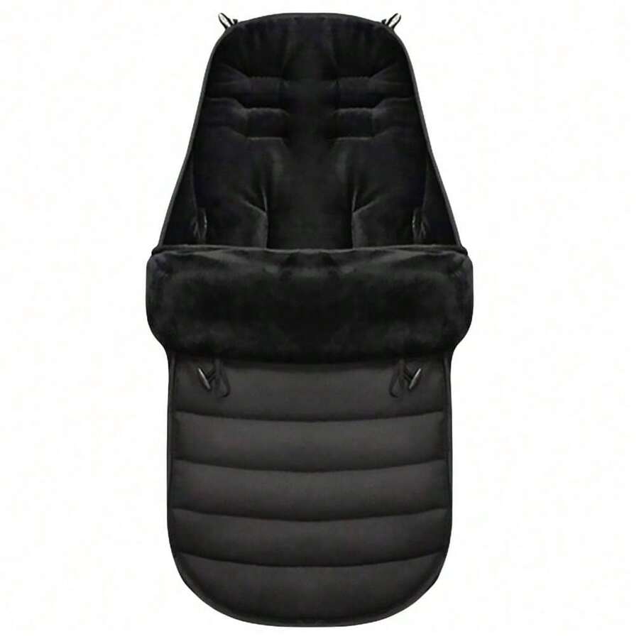 Baby Stroller Sleeping Bag Footmuff - Black - View 1