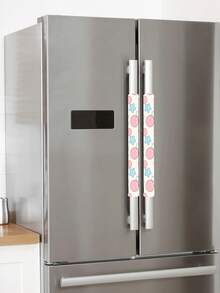 2pcs Refrigerator Door Handle Protector, Oven Handle Protector, Ultrasonic Embossed Pattern Door Handle Protector - View 6