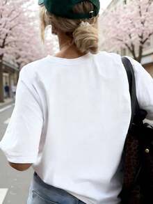 Plus Size T-Shirts - Black - View 11