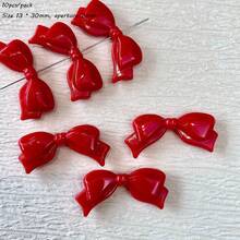 Solid Color AB Acrylic Small Fresh Bow, Loose Bead Bead Bead, Handmade DIY Mobile Phone Chain, Necklace Accessories - Multicolor - View 14