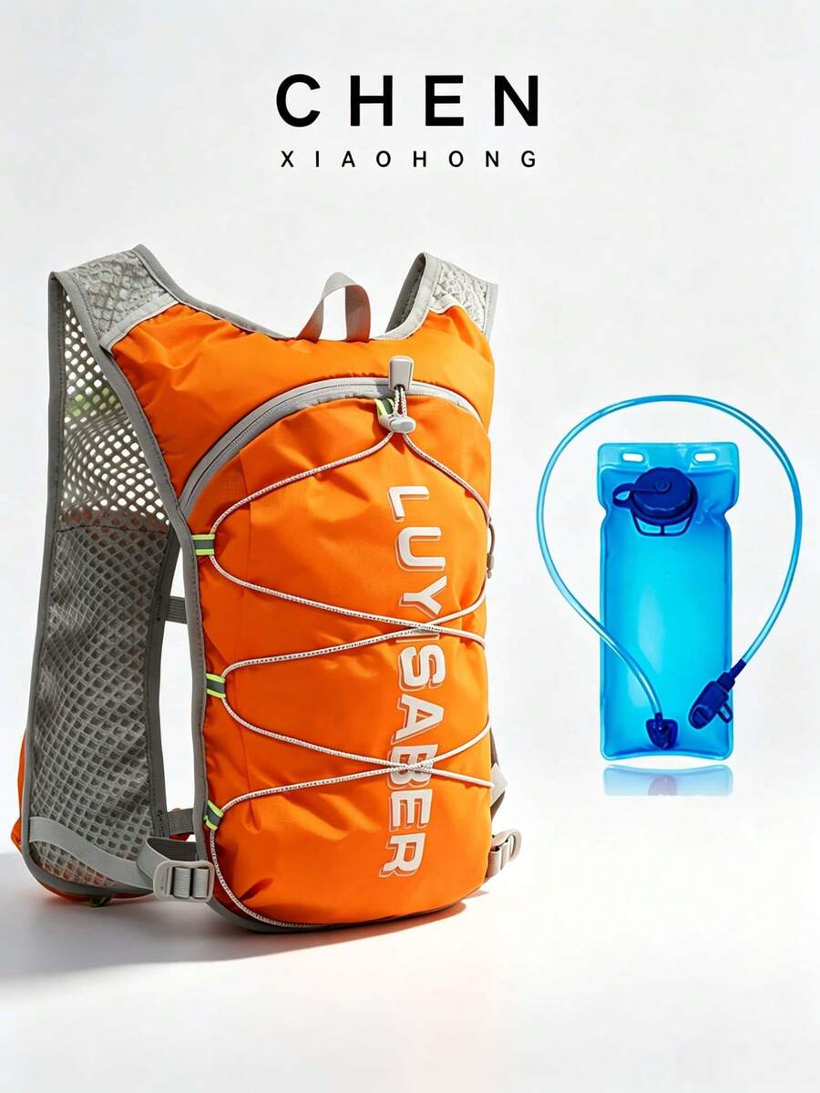 Running Bag - Orange + Water Bag - View 1