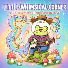 GDTME 1 Libro de Aventuras de Animales Fantásticos para Colorear para Adultos, Incluye Historias de Aventuras Lindas e Interesantes, Colorear Relajante, 24 Páginas Gruesas, Ideal como Útiles Escolares, Suministros de Oficina, Regalos del Día de San Valentín y Pascua - Multicolor - Ver 2