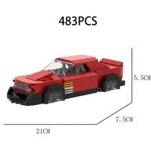 New Storm Chasing Red Giant TIV2 Tornado Interceptor Vehicle Storm Titus Building Block Assembly Model Toy Gift - Multiple Styles - View 5